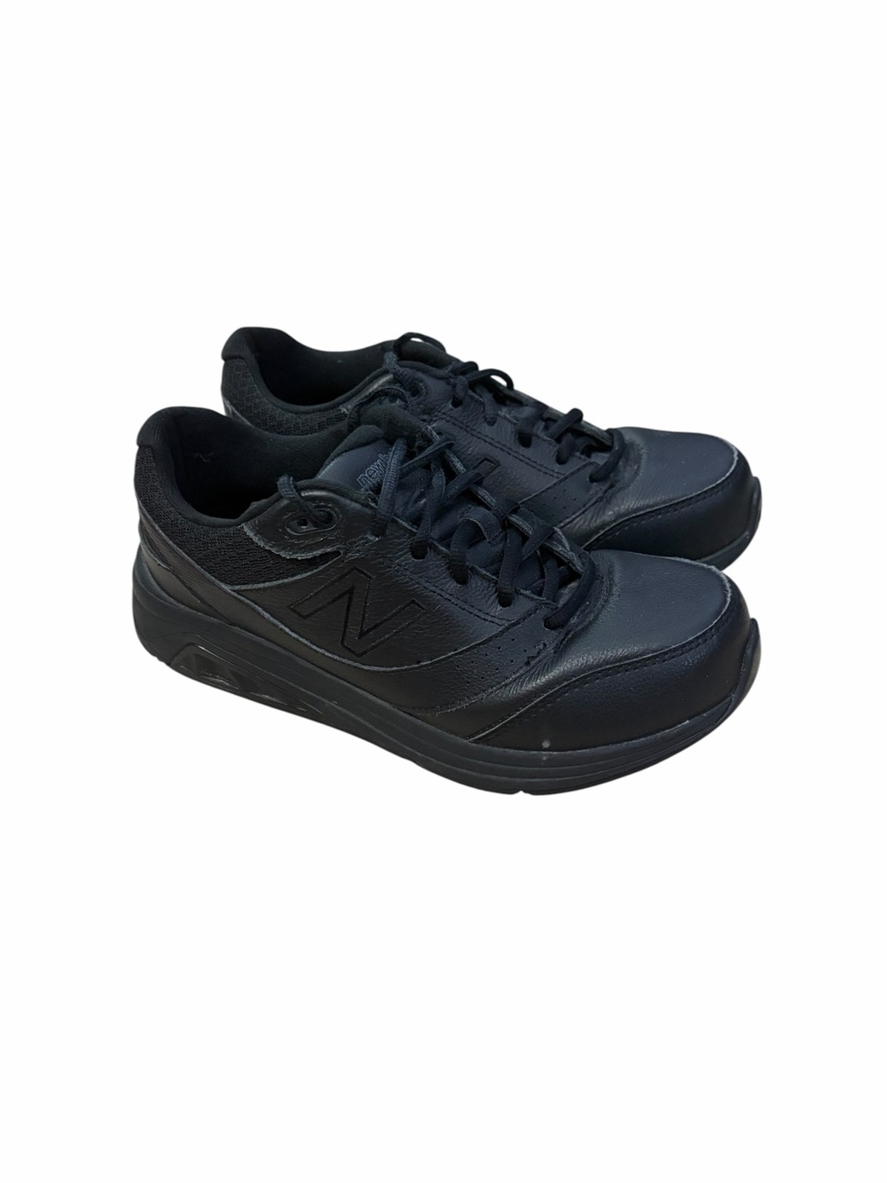 New Balance 928v3 Walking Shoes Womens 8 Black Leather Sneakers Comfort